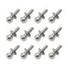 12PCS 1/10 RC Car Ball Head Screw 02038 M3 Ball Head Screws Compatible with 94188 94123 94166 94107 1/10 RC Car Spare Parts Universal Fit Aftermarket Replacement view 1