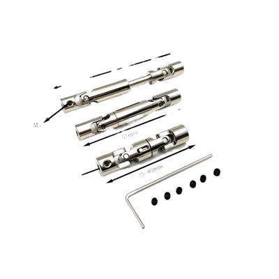 3pcs Metal Drive Shaft Driveshaft Compatible with B16 B36 Q60 Q63 Q64 Fayee FY004 MN-77 6WD 6X6 RC Car Parts Universal Fit Aftermarket Replacement