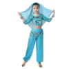5 PCS Girls Sequin Bodysuit Sets Cute Sparkle Glitter Tops Perform Dance Costumes School Birthday Festival Party Long Sleeve Tops Waist Chain Headdress Bracelet Sets view 1