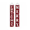 12ft Skeleton Costume Accessories Includes Santa Hat &Scarf,Banners,Funny Giant Skeleton Costume Garden Decor (A) view 3