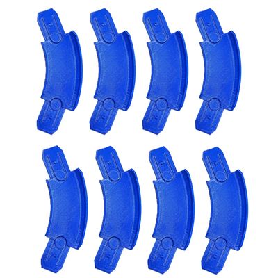 K TOMOTO 45 Degree Curved Track Pieces Compatible with Hot Wheels, Banked Turn Racetrack Connector, 8 Packs
