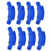 K TOMOTO 45 Degree Curved Track Pieces Compatible with Hot Wheels, Banked Turn Racetrack Connector, 8 Packs view 1