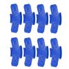 K TOMOTO 22.5 Degree Curved Track Pieces Compatible with Hot Wheels, Banked Turn Racetrack Connector, 8 Packs view 1