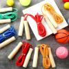 Sonwyoung 8.53 FT Jump Ropes for Kids Adults Adjustable Cotton Skipping Rope with Wooden Handle for Multiplayer Double Dutch Jump Rope Exercise Outdoor Fun School Sport Game Gift(100 Pack) view 2