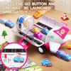 Airplane Toy with Princess Cars and Play Mat,Plane with Lights and Sounds for 2 3 4 5 6 7 Year Old Toddler Girls,Birthday Gift Idea for Kids view 3