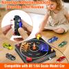 Magnetic Drift Pad for Hot Wheels Cars 1:64  Spinning Drift Track with Adjustable Speed & Direction, USB Powered Drift Pad with 5 Decorations, Display Stand for All 1:64 Scale Diecast Cars (Black) view 3