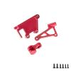 AQWBTYD Compatible with LOSI 1/4 Rc Car Upgrade Modification Replacement Accessories Parts Servo Bracket Servo Arm RC Assortment(Red) view 1