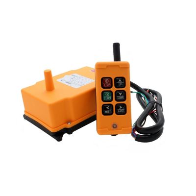 IPUDIS 1PCS Ndustrial Remote Control Crane Transmitter HS-6 6 Keys Receiver+Transmitter AC380V