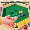 Aytdhfrn Shut The Box Game, Shut The Box-Wooden Dice Board Game, Funny Family Games, Colorful 6 Sided Wooden Board Math Number Games for 2-4 Players & Kids Adults (E) view 3