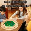 Aytdhfrn Shut The Box Game, Shut The Box-Wooden Dice Board Game, Funny Family Games, Colorful 6 Sided Wooden Board Math Number Games for 2-4 Players & Kids Adults (E) view 4