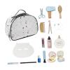 Luwecf Wooden Makeup Toy Set Play House Beauty Game for Little Girls Birthday Gifts Princess Dress up Pretend Play Makeup Set Kids view 1