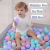BBRUN Ball Pits Balls 2000 Count Play Plastic Balls for Ball Pits Playpen BPA- Free Crush Proof Bounce House Balls for Pet Dogs,Soft Plastic Pool Ball for Toddlers (Purple, 2000 Count) view 2