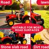 12V Dual-Drive Kids' Electric Vehicle (Tractor Style) with 2.4G Remote Control and LED Lights, Suitable for Kids Aged 3 and Above(Red) view 2