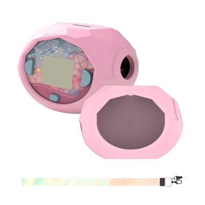 Case for Takara Tomy Punirunes, FJIASTB Kids-Friendly Soft Silicone Protective Cover, Shockproof, Waterproof (Pink)