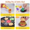 32Pcs BBQ Play Set, Kids Kitchen Interactive Grill Playset Cooking Toy Set for Toddlers view 3