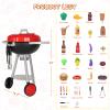 32Pcs BBQ Play Set, Kids Kitchen Interactive Grill Playset Cooking Toy Set for Toddlers view 4