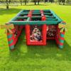 20x13ft Full Printing Portable Christmas Themed Maze Arena Festival Santa Claus Labyrinth Games(6x4m with Blower) view 4