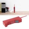 Brrnoo Fake Phone Handset, Retro 90s Mobile Phone Prop for 80s 90s Party Decor & Home Living Room Decor (Red) view 2