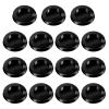 15pcs Round Piggy Bank Closure Plug Piggy Bank Stoppers Rubber Plugs Money Saving Box Plug Cover 1.45" Outer Diameter (Black) view 1