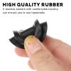 15pcs Round Piggy Bank Closure Plug Piggy Bank Stoppers Rubber Plugs Money Saving Box Plug Cover 1.45" Outer Diameter (Black) view 4