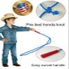 URAMAN Childrens Cowboy Trick Lasso Rope Kiddie Roping Toy for Ages 4-10 Western Party Play Trick Roping Fun view 2
