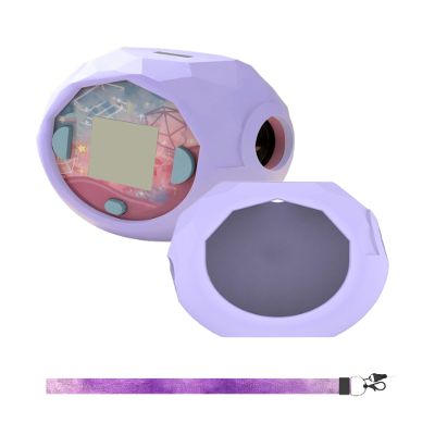 Case for Takara Tomy Punirunes, FJIASTB Kids-Friendly Soft Silicone Protective Cover, Shockproof, Waterproof (Purple)