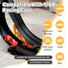 MINDNOOK 16 Ft Flexible Race Car Track Set for Kids, Portable Roll-Up Racetrack with 4 Cars & Suction Cups, Compatible with 1:64 Diecast Toy Cars, Gift for Boys & Girls Ages 4-12 view 4