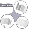 EHJRE RC Tail Wing Upgrades Part Lightweight Vehicles Part Direct Replace for 1/24 RC Car, Silver view 2