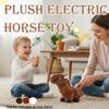 Electric Plush Horse,Interactive Walking Pony with Joyful Neighing Sound,Realistic Head Wagging & Tail Movement,Adorable Realistic Animal Pet Toys,Cute Soft Animated Horse Toys,for ChristmasGift view 4