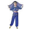 5 PCS Girls Sequin Bodysuit Sets Cute Sparkle Glitter Tops Perform Dance Costumes School Birthday Festival Party Long Sleeve Tops Waist Chain Headdress Bracelet Sets view 1