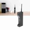 Brrnoo Fake Phone Handset, Retro 90s Mobile Phone Prop for 80s 90s Party Decor & Home Living Room Decor (Black) view 3