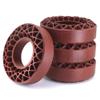 1.9 Inch 110x36mm Soft Silica Gel Tires with Anti Foams Insert Compatible with 1 10 Scale Rc Crawler Car Compatible with Various Models Like Tf2 and Gen8(Coffee) view 1
