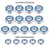 Rc Parts For TAMIYA For HotShot 58391 1/10 Rubber Sealed Ball Bearing Kit RC Car Upgrade Accessories Replacement Parts view 3