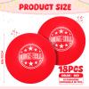 Jerify 18 Pcs Foam Dodgeball Set 6 Inch Soft Skin Playground Dodgeballs Bulk, Low Density Foam for Non Sting Dodgeball Sports Equipment for Kids and Adults (Red) view 2