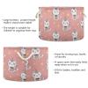 DOMIKING Large Storage Basket for Toys Cats Unicorn Pink Pattern Storage Bin Box Kids Laundry Hamper for Playroom Nursery Clothes Home Decor view 3