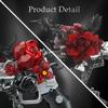 Audaxly Pirate Shipwreck & Gothic Rose Building Set, Dark Romantic Fusion of Blood Red Roses & Shipwreck Model with Treasure, Tabletop Display, Ideal Gift for Boys Aged 8+ and Gothic Art Devotees view 3