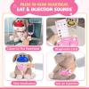 Interactive Vet Play Set, Toy Veterinarian Kit for Kids,Pretend Pet Doctor Set with Electronic Dog and Dress Up Costume Playset for Toddler Girls 3-5 Gifts view 4