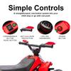 Kids 3-5 Years Electric Ride-on ATV - 6V4.5Ah Quad Bike with Soft Start (Safe), Wireless Connection & USB Port, Music & Lights, Forward, Reverse view 4