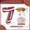16Inch Football Number 7 Piata Includes Blindfold, Wooden Stick and Confetti for Game Day Tailgate Party Decorations - 15.8x 11x 2.76 view 2
