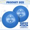 Jerify 18 Pcs Foam Dodgeball Set 6 Inch Soft Skin Playground Dodgeballs Bulk, Low Density Foam for Non Sting Dodgeball Sports Equipment for Kids and Adults (Blue) view 2