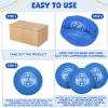Jerify 18 Pcs Foam Dodgeball Set 6 Inch Soft Skin Playground Dodgeballs Bulk, Low Density Foam for Non Sting Dodgeball Sports Equipment for Kids and Adults (Blue) view 4