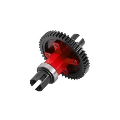 46T Spur Gear Assembled Center Diff Straight Shaft(Red)