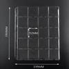 CashMuch Clear PVC Coin Holder Page with 20 Pockets for Coin Collection, 52X52Mm Inner Pocket Size, Fits Coins Up to 50Mm, 9-Hole Loose-Leaf Design(1PCS) view 3