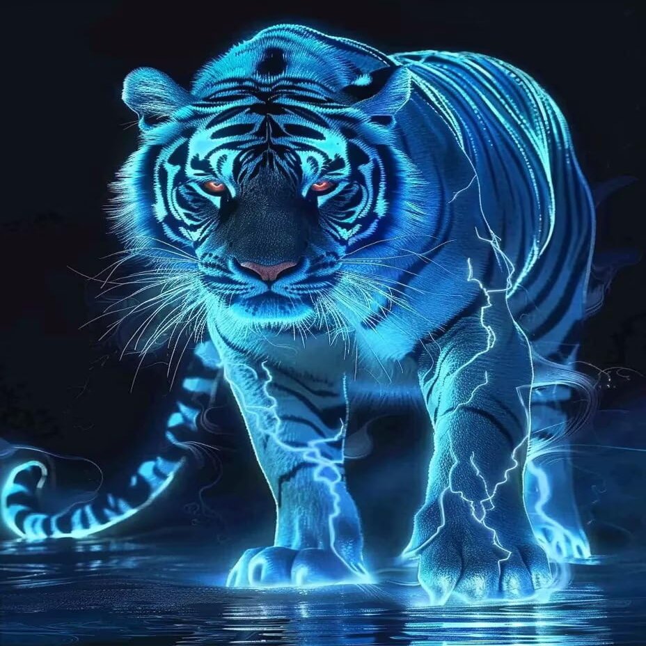 Tiger Wooden Puzzles Family Companionship Mind Completed Decompression for Adults Jigsaw 500 Pieces
