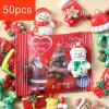 BEATIZ 50PCS Mini Glow in The Dark Animal Resin Models, Christmas Resin Animals Mystery Bags, Individually Wrapped Blind Bags Tiny Animal Figurines, Random Design view 2