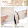 12 Pack Small Woven Storage Baskets with Gift Bag and Ribbon for Organizing Woven Natural Cotton Rope Bins Round Boho Empty Decorative Gift Chest Basket Box for Bathroom, Closet, Shelf Organizer (12) view 3