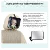 Adjustable Baby Car Seat Mirror - Safe Rear View Observation for Children and Infants view 3