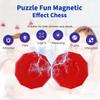 2026 Magnetic Chess Game with 20 Stones Portable Storage Bag, Magnet Chess Games Set for Teenagers Adults, Party Travel Family Games, Fun Tabletop Multiplayer Board Game, Red view 4