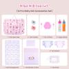 BABESIDE 14 Pcs Baby Doll Accessories Set for 12-15 Inch Babydolls - Baby Doll Diaper Bag Set with Dolls Bedding, Changing Pad & Babydoll Feeding Accessories for Kids Pretend Play Toys view 4