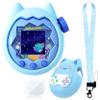 Silicone Cover for Tamagotchi Paradise Case, Protective Case with Screen Protector and Lanyard for Tamagotchi Paradise Water, Land, Sky, Jade Forest- Soft, Cute, Waterproof, Anti-Scratch, Shockproof view 1